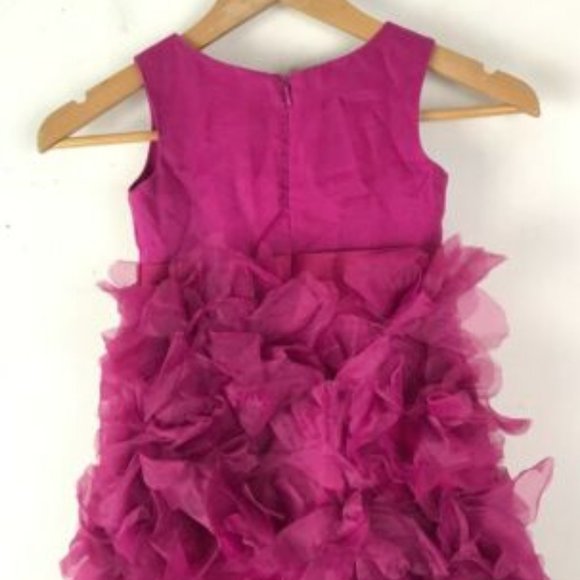 MARCHESA Target Neiman Marcus Girls Size XS Pink Ruffled Tulle Fancy Dress - Picture 3 of 3